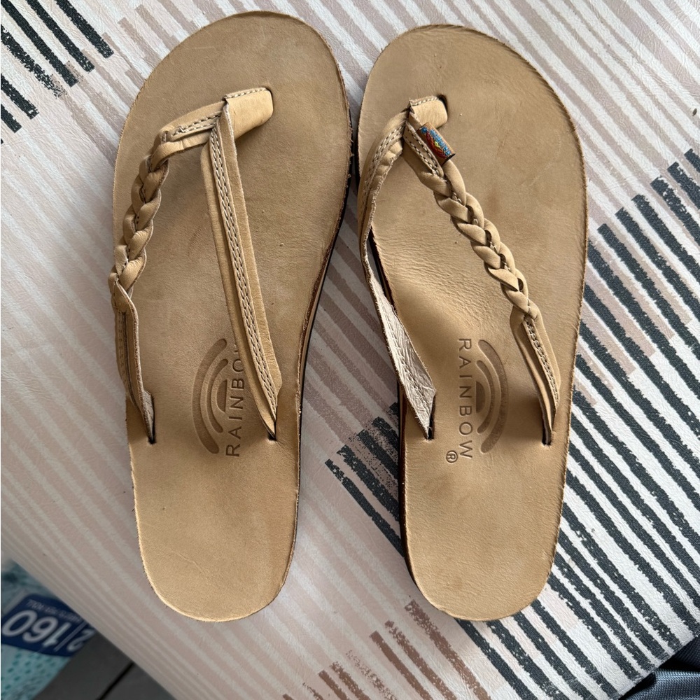 Women’s Rainbow Flip Flops